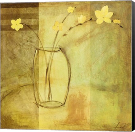 Framed Vase II Print