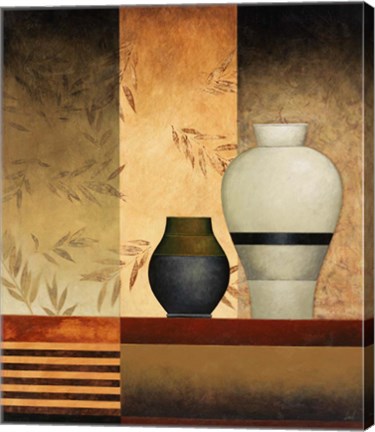 Framed Pair of Vases I Print