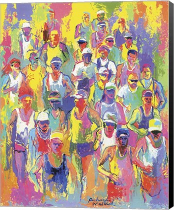 Framed Marathon Print