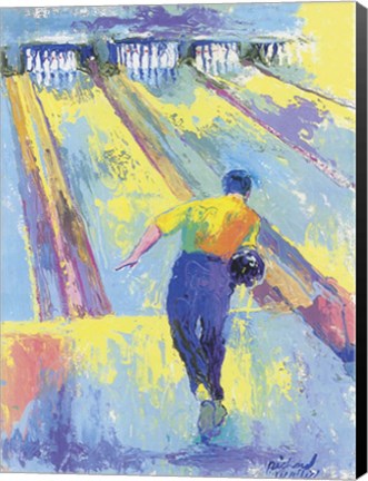 Framed Bowling Print
