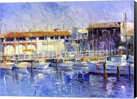 Framed Fisherman&#39;s Wharf Print