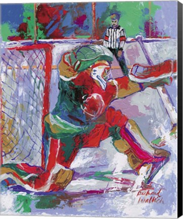 Framed Goalie Print
