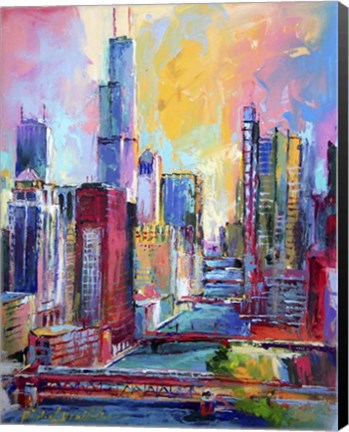 Framed Chicago 3 Print