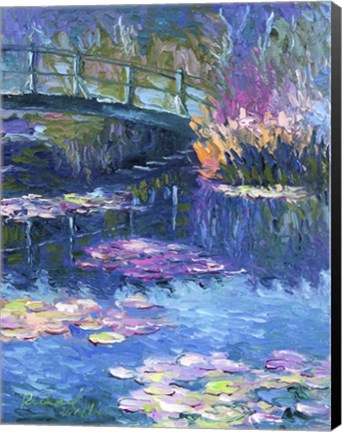 Framed Lilies 1A Print