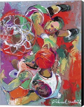 Framed Basketball Print