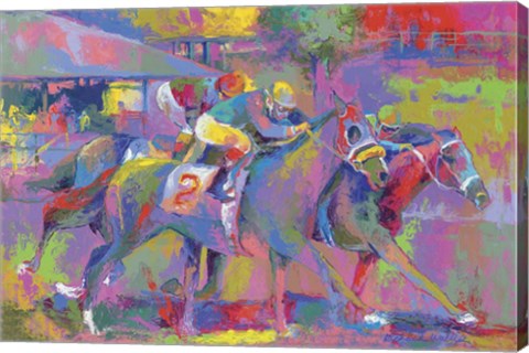 Framed Horse Race 1 Print