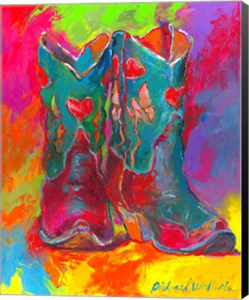 Framed Boots Print