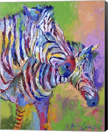 Framed Zebra Print