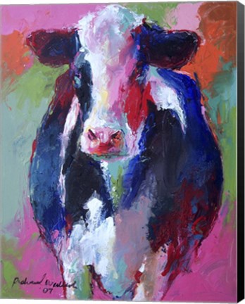 Framed Cow 3 Print