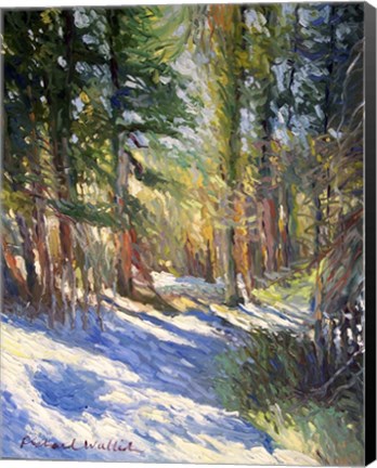 Framed Snow Print