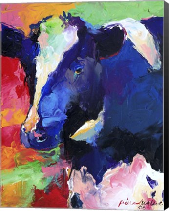 Framed Cow 1 Print