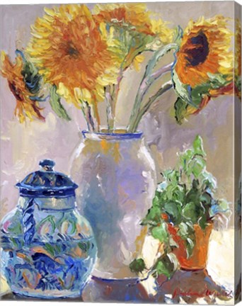 Framed Sunflowers Print