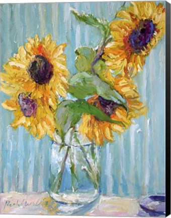 Framed Sunflower 1 Print