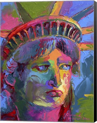 Framed Lady Liberty 2 Print