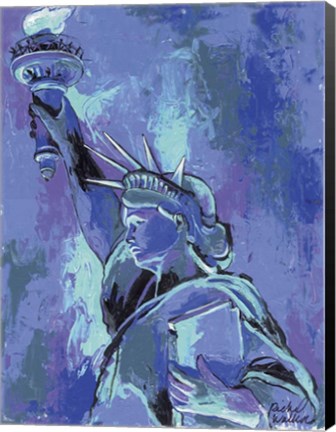 Framed Statue Of Liberty 2 Print