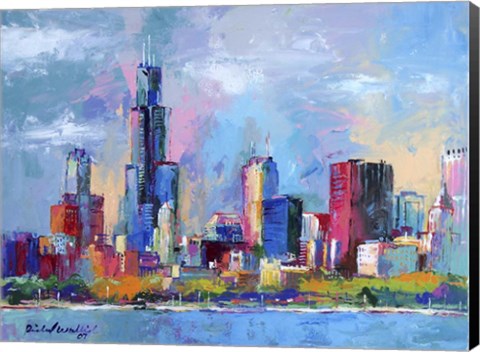 Framed Chicago 5 Print