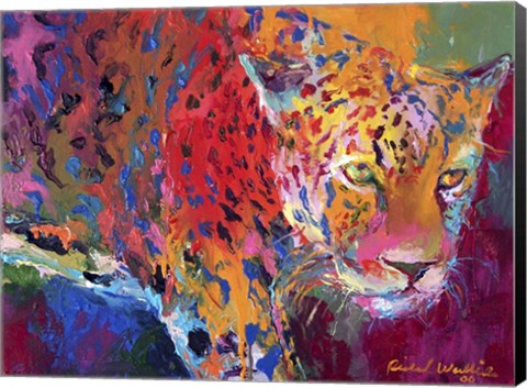 Framed Leopard 1 Print