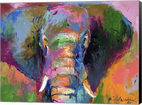 Framed Elephant 2 Print