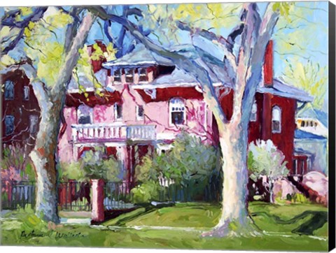 Framed Mansion 1 Print