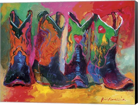 Framed Boots 1 Print