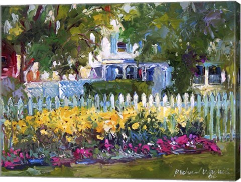 Framed Flower Garden Print