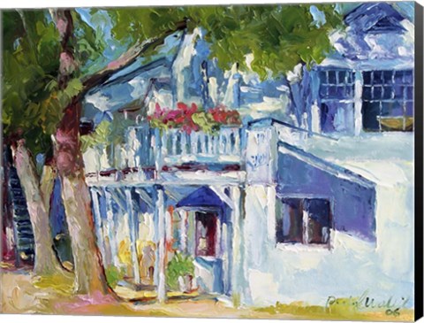 Framed White House Print