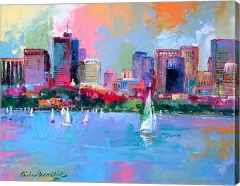 Framed Boston Print