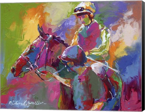 Framed Jockeys Print