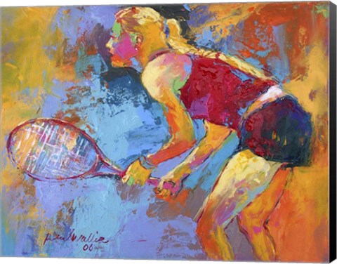 Framed Tennis Print