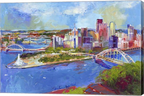 Framed Pittsburgh Print