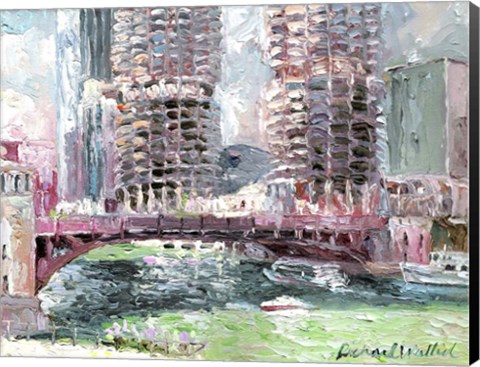 Framed Marina Towers Print