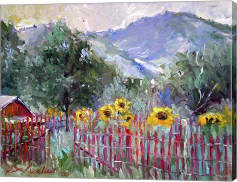 Framed Foothills Print