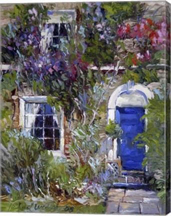 Framed Blue 2 Print