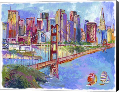 Framed San Fran 1 Print