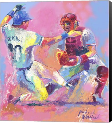 Framed Baseball Print