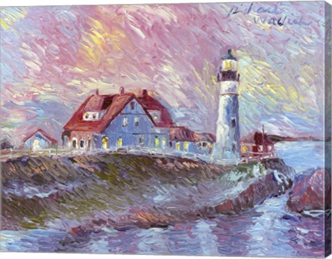 Framed Lighthouse Print