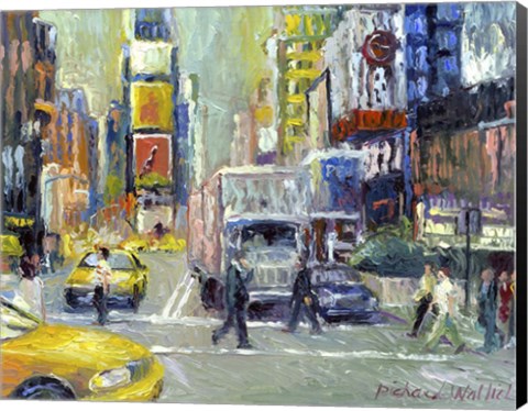 Framed Times Square Print