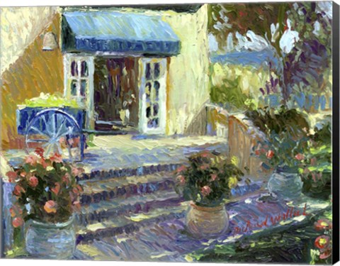 Framed Flower Shop Print