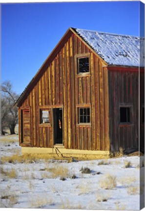 Framed Sunset Barn Print