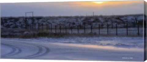 Framed Early Morning Winter Print