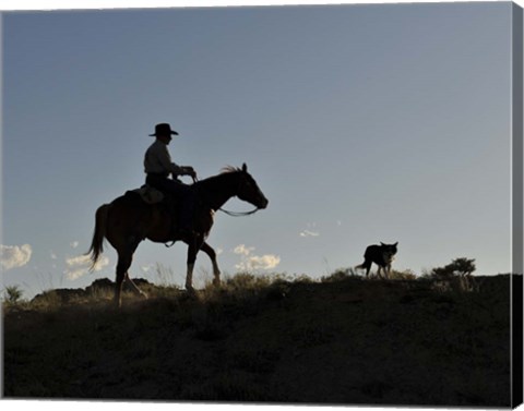Framed Sunset Ride Print