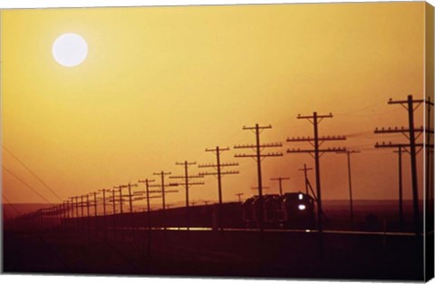 Framed California Railroad Print
