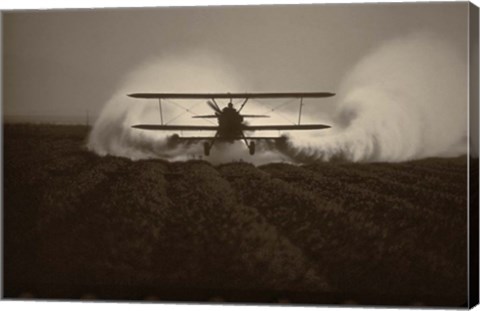 Framed Crop Duster I Print