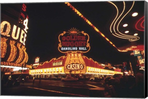 Framed Vegas Lights Print