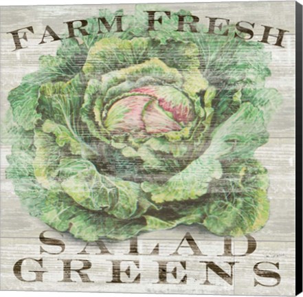 Framed Farm Fresh Greens Print