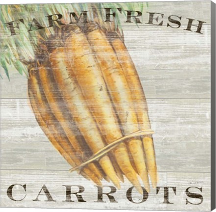 Framed Farm Fresh Carrots Print