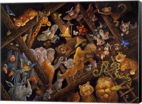 Framed Stormy Night Print