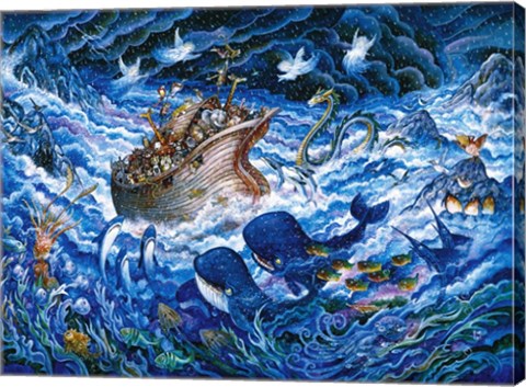 Framed Noah&#39;s Voyage Print