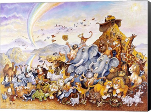 Framed Noah&#39;s Happy Ending Print