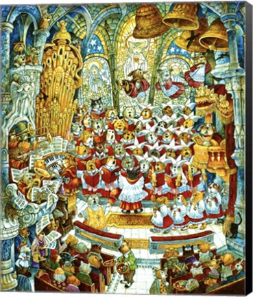 Framed Howl-A-Lujah Print